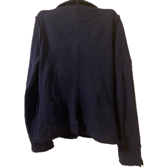 💙Y2k Twisted Heart Navy Military jacket Medium - Picture 7 of 7